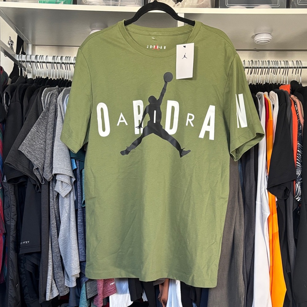 Jordan Olive Green Men's Tee